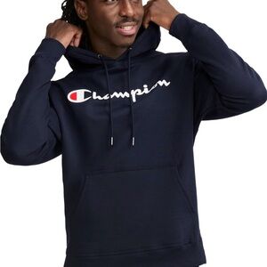 Champion Men's Dark Blue Hoodie